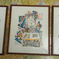 Emanuele Luzzati set di tre serigrafie