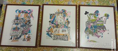 Emanuele Luzzati set di tre serigrafie