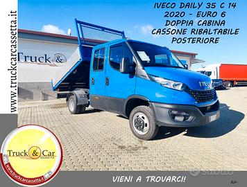 Iveco daily 35c14-2020-doppia cabina-ribaltabile p