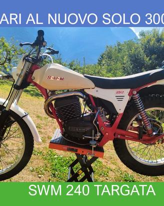 TRIAL SWM TL MW 240 1982 300 KM REALI TARGATA EPOC