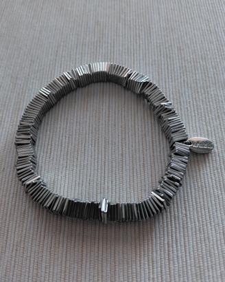 Bracciale kAmAni elastico in metallo geometrico