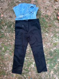 Pantaloni armani jeans e maglia moschino