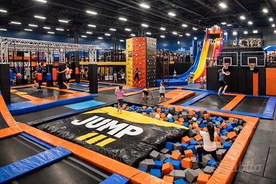 Fabbrica 100% Italiana Trampoline Pak per Famiglie