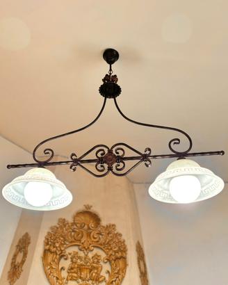 Lampadari vetro e rame
