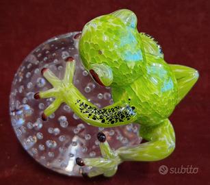 VGnewtrend SFERA VETRO CON RANA