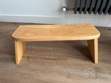Sgabello Yoga e Meditazione in Legno Naturale