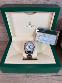 ROLEX DATEJUST FULL SET GARANZIA ORIGINALE