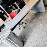 Scrivania pezzo unico design industriale