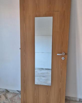 porta a battente apertura destra con vetro