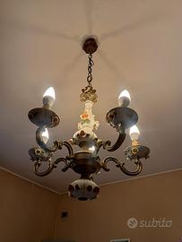 Lampadario a sospensione vintage