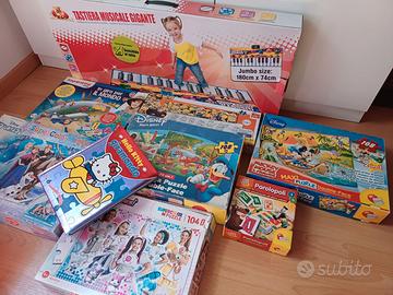 Lotto Puzzle Disney, frozen, hello kitty