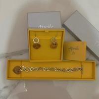 Set bracciale e orecchini Aprile