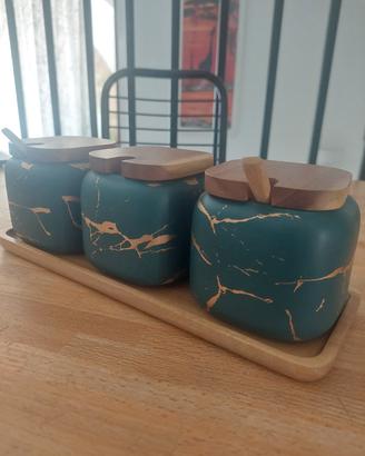 Set zuccheriere - 3 pezzi