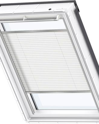Tenda Velux plissettata bianca