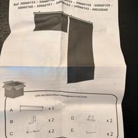 Tenda a rullo oscurante 2 pezzi