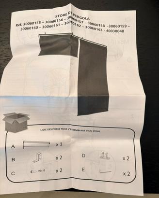 Tenda a rullo oscurante 2 pezzi