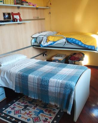 CAMERETTA PER RAGAZZI 2 LETTI E SCRIVANIA