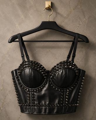 Top di pelle donna