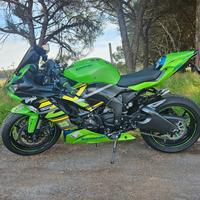 Kawasaki Ninja ZX-6 2019 + accessori da pista