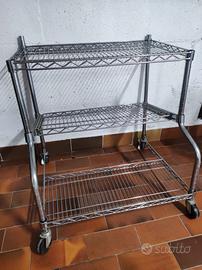 Scaffale in acciaio