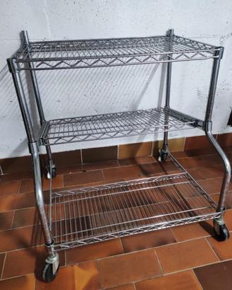 Scaffale in acciaio
