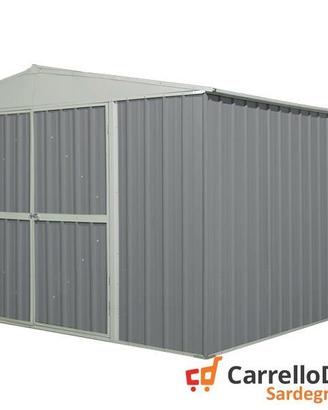 Box prefabbricato in acciaio 360x430 grigio chiaro