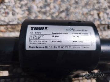 portabici Thule 2 posti gancio traino