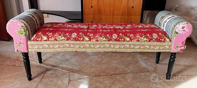 Chaise longue compatta in stile patchwork