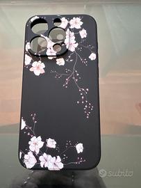 Cover iPhone 15 Pro fiori  nuova