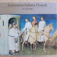 Letteratura Italiana Einaudi 10 cd-rom
