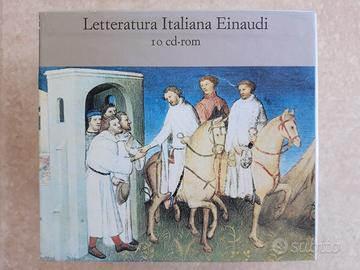 Letteratura Italiana Einaudi 10 cd-rom