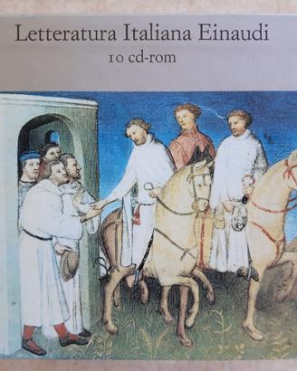 Letteratura Italiana Einaudi 10 cd-rom