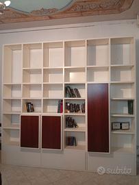 LIbreria laccata bianco