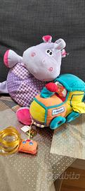 Giochi Neonati Trenino Sonagli Chicco e Peluche 