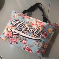 Borsa souvenir Napoli a fiori