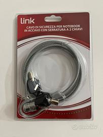 Cavo di sicurezza per notebook in acciaio Link