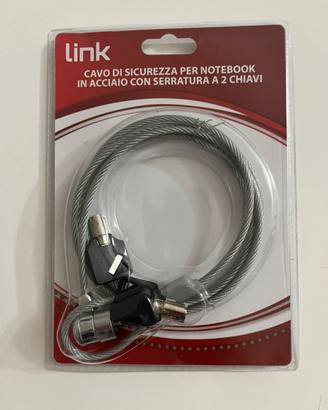Cavo di sicurezza per notebook in acciaio Link
