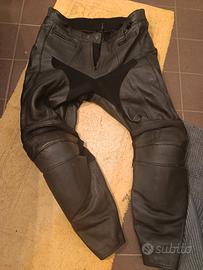 pantaloni pelle moto berik 