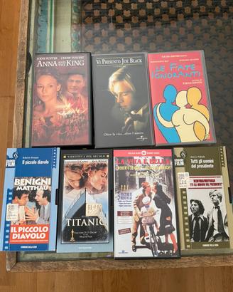 7 casette film vhs