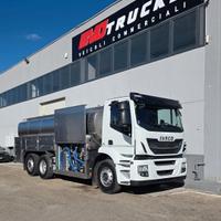 IVECO STRALIS 460 6X2, EURO 6, CISTERNA IN ACCIAIO