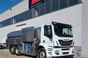 IVECO STRALIS 460 6X2, EURO 6, CISTERNA IN ACCIAIO