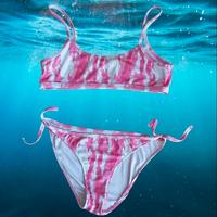 Costume 2 pezzi con fantasia Tie Dye