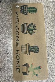 Zerbino "Welcome Home" con cactus – Tappeto