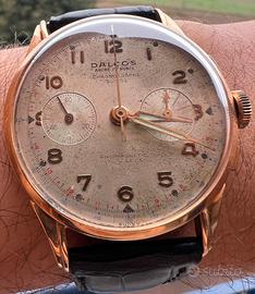 Dalcos Cronograph Suisse Oro 18 kt si scambi