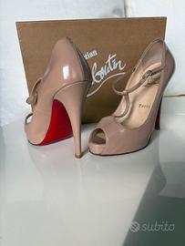 Scarpa Christian Louboutine. tacco 12 cm,numero 37