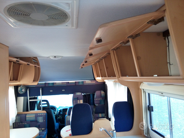 Camper mansardato 7 posti