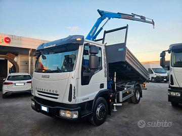 IVECO EUROCARGO 100E18 EURO 5 GRU E RIBALTABILE