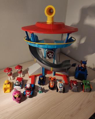 Stazione Paw Patrol con personaggi 