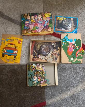 Lotto Puzzle Vintage Anni '80/'90