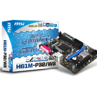 MSI H61M-P32/W8 mobo mini bundle cpu